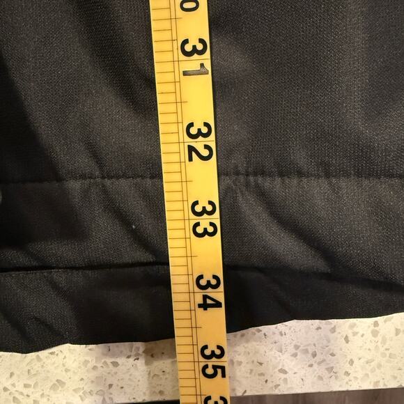 Towne by London Fog Black Trench Coat Jacket Quilted Lining Mens XL Mid Length - Picture 8 of 9